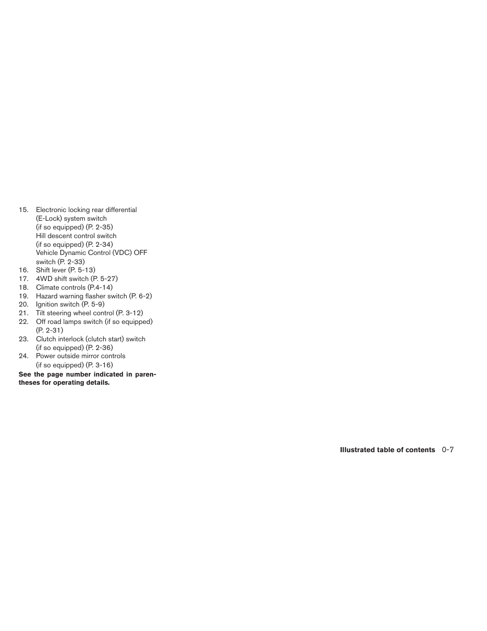 NISSAN 2014 Xterra - Owner's Manual User Manual | Page 16 / 384
