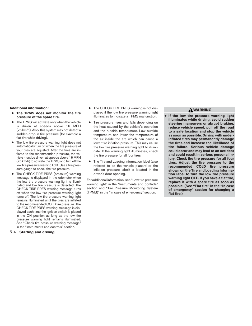 NISSAN 2014 Xterra - Owner's Manual User Manual | Page 241 / 384