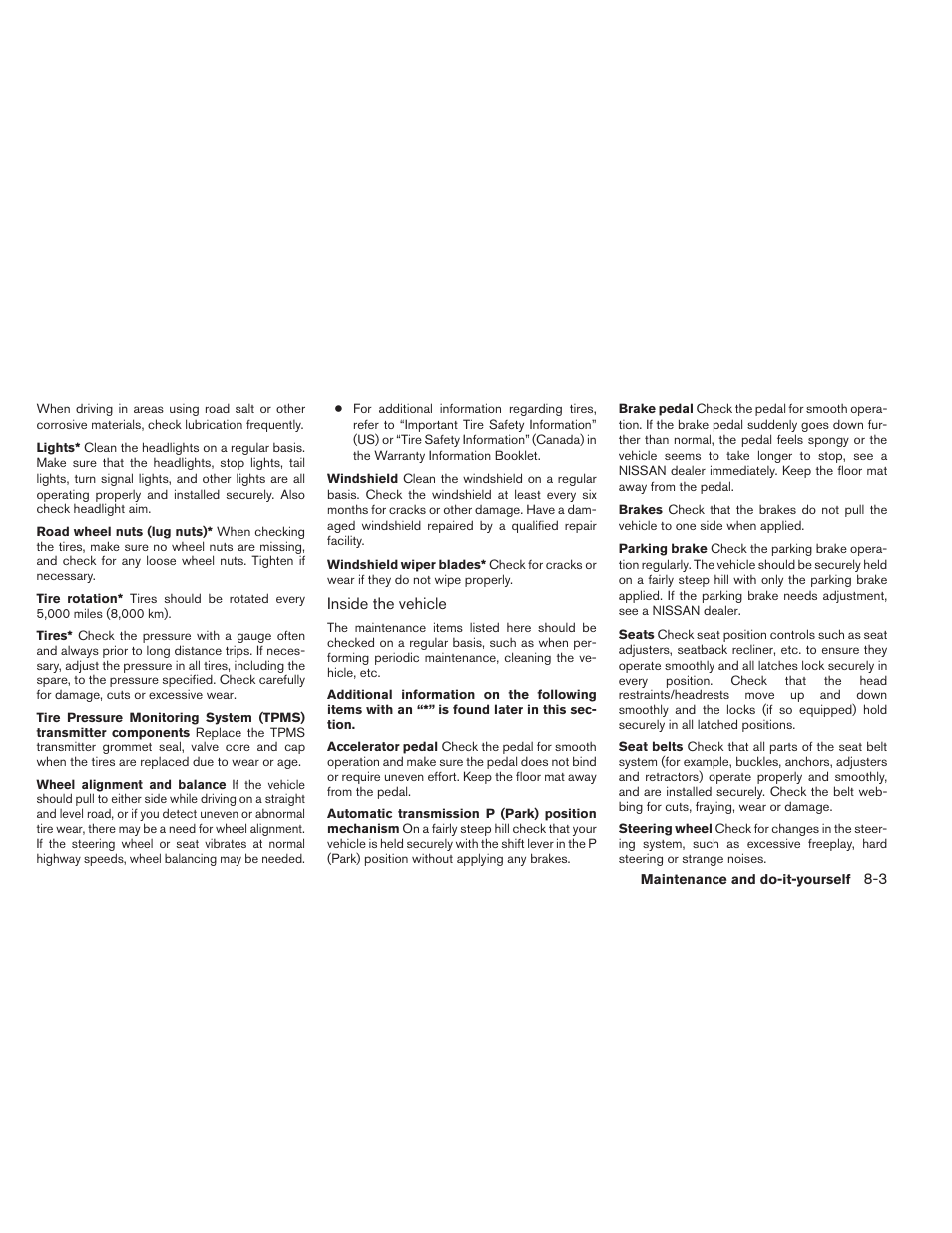NISSAN 2014 Xterra - Owner's Manual User Manual | Page 302 / 384
