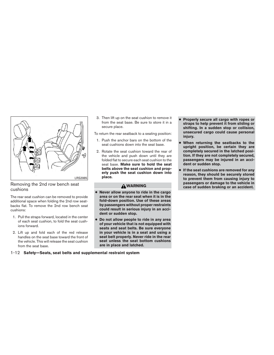 NISSAN 2014 Xterra - Owner's Manual User Manual | Page 31 / 384