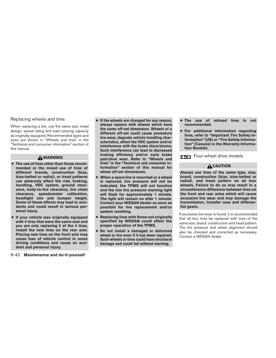 NISSAN 2014 Xterra - Owner's Manual User Manual | Page 341 / 384