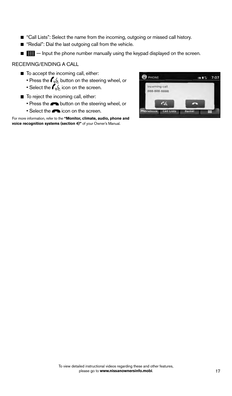 NISSAN 2014 Xterra - Quick Reference Guide User Manual | Page 19 / 24