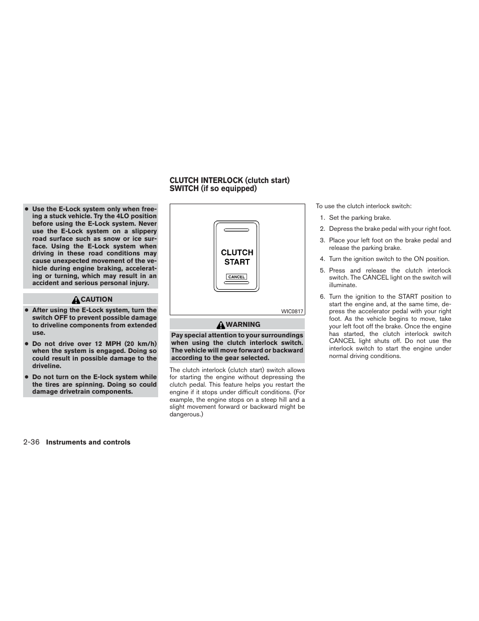 NISSAN 2015 Xterra - Owner's Manual User Manual | Page 119 / 396