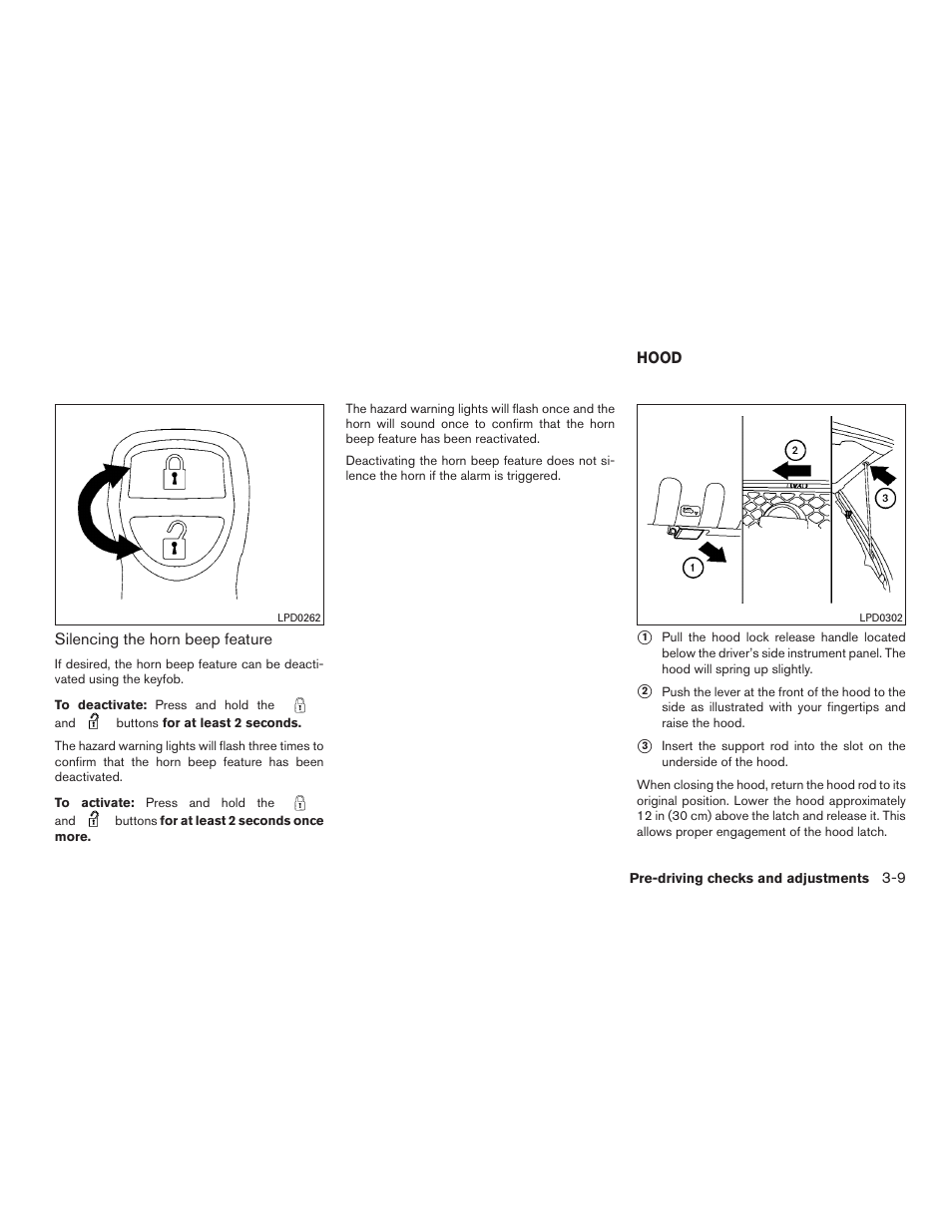 Hood -9 | NISSAN 2015 Xterra - Owner's Manual User Manual | Page 144 / 396
