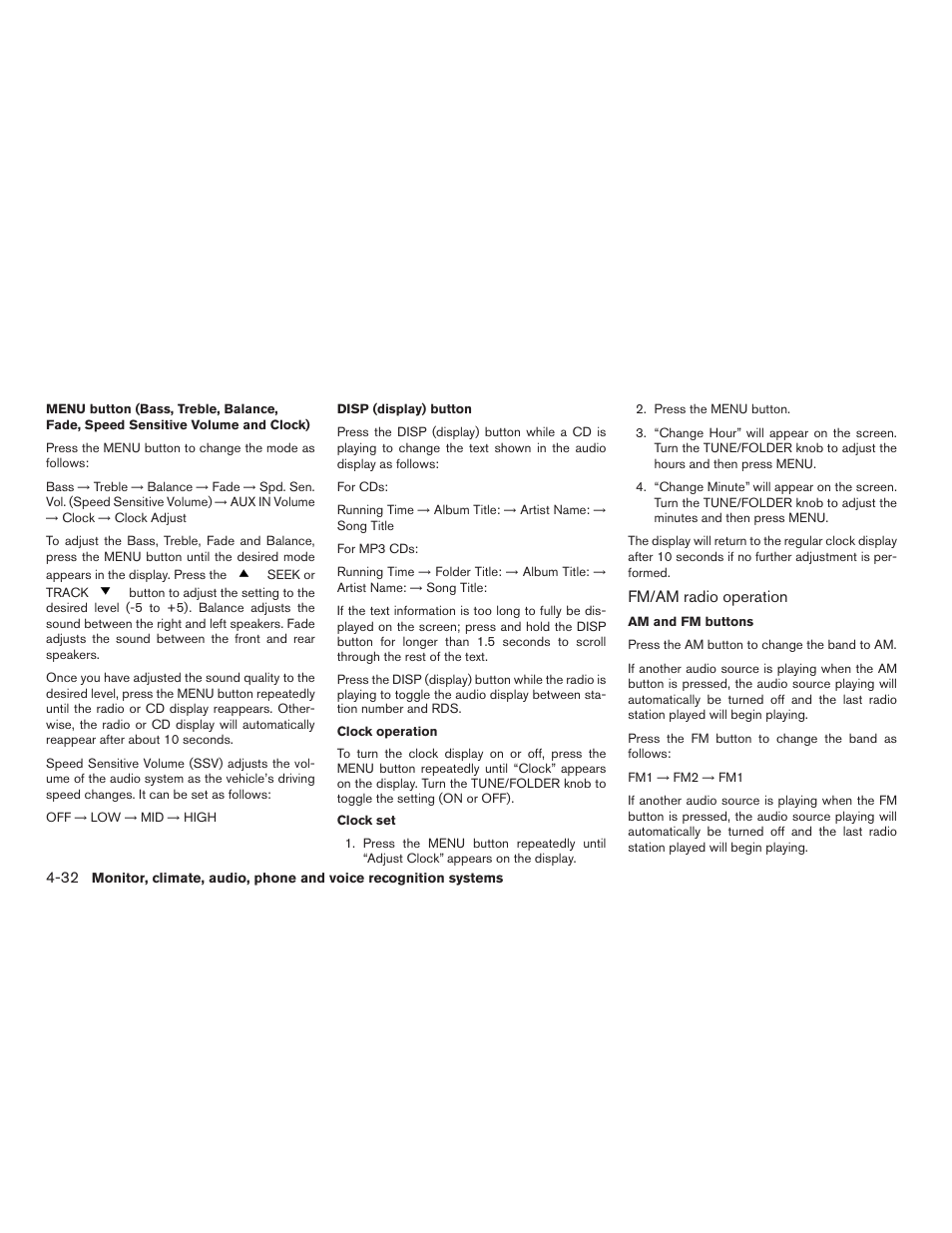 NISSAN 2015 Xterra - Owner's Manual User Manual | Page 183 / 396