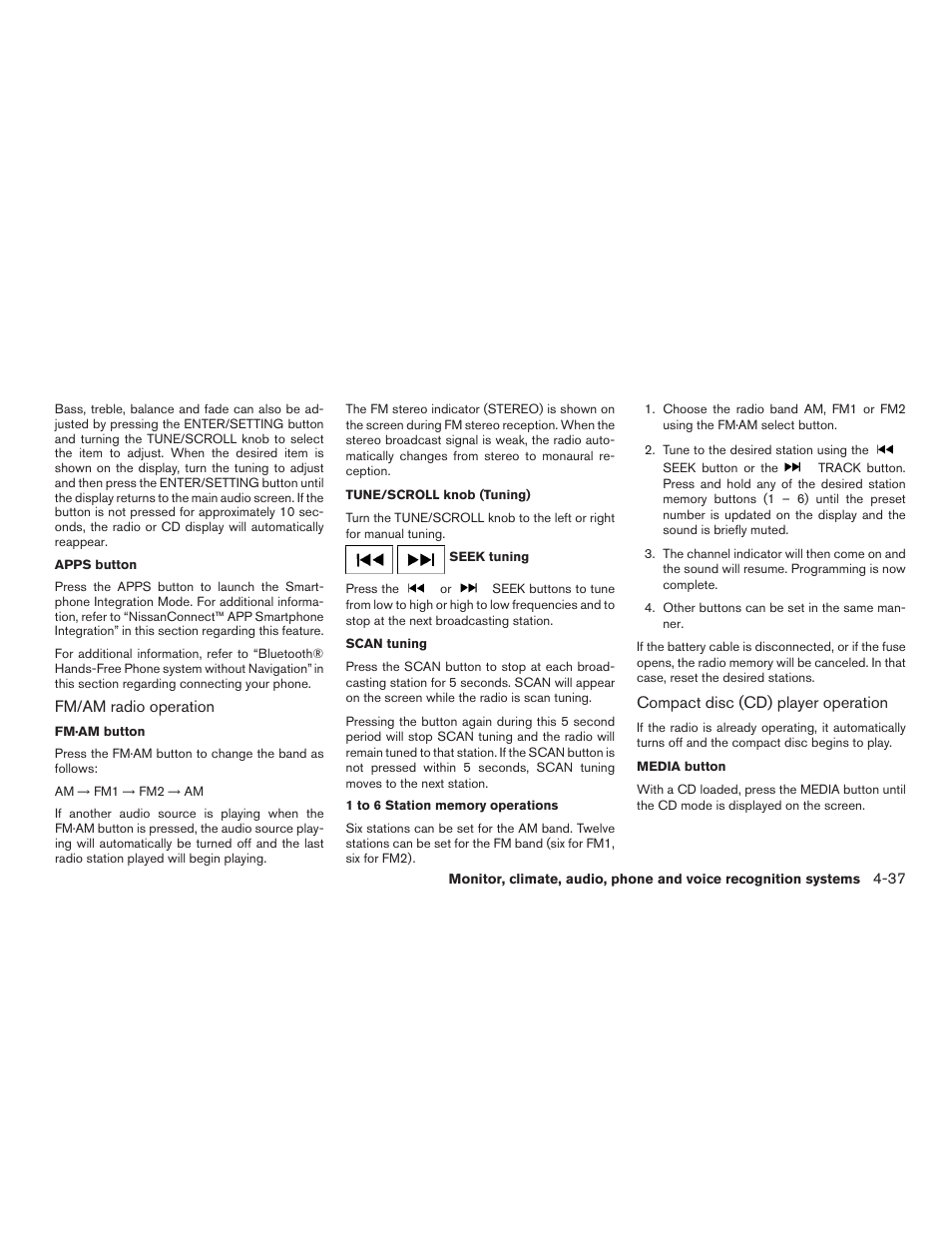 NISSAN 2015 Xterra - Owner's Manual User Manual | Page 188 / 396