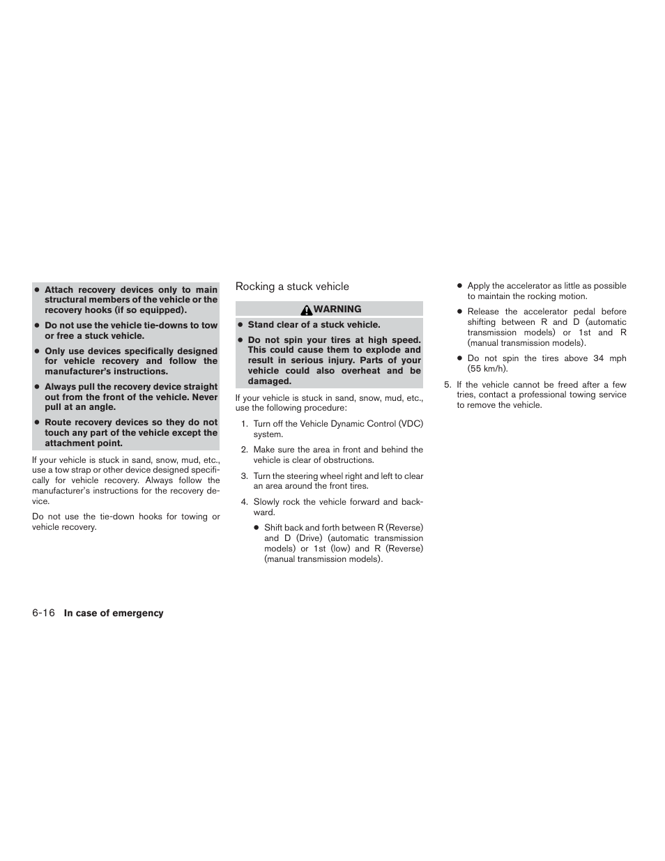 NISSAN 2015 Xterra - Owner's Manual User Manual | Page 305 / 396