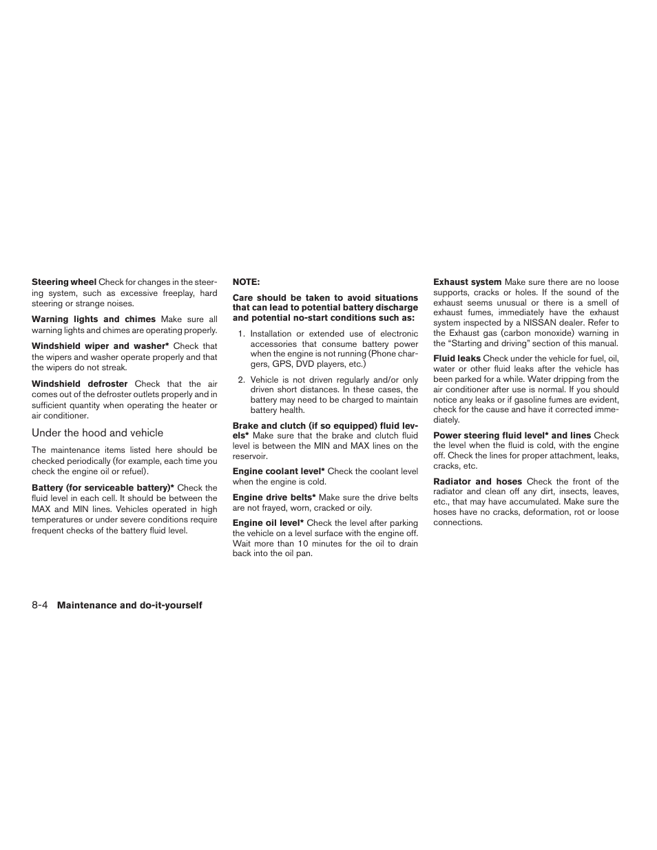 NISSAN 2015 Xterra - Owner's Manual User Manual | Page 315 / 396