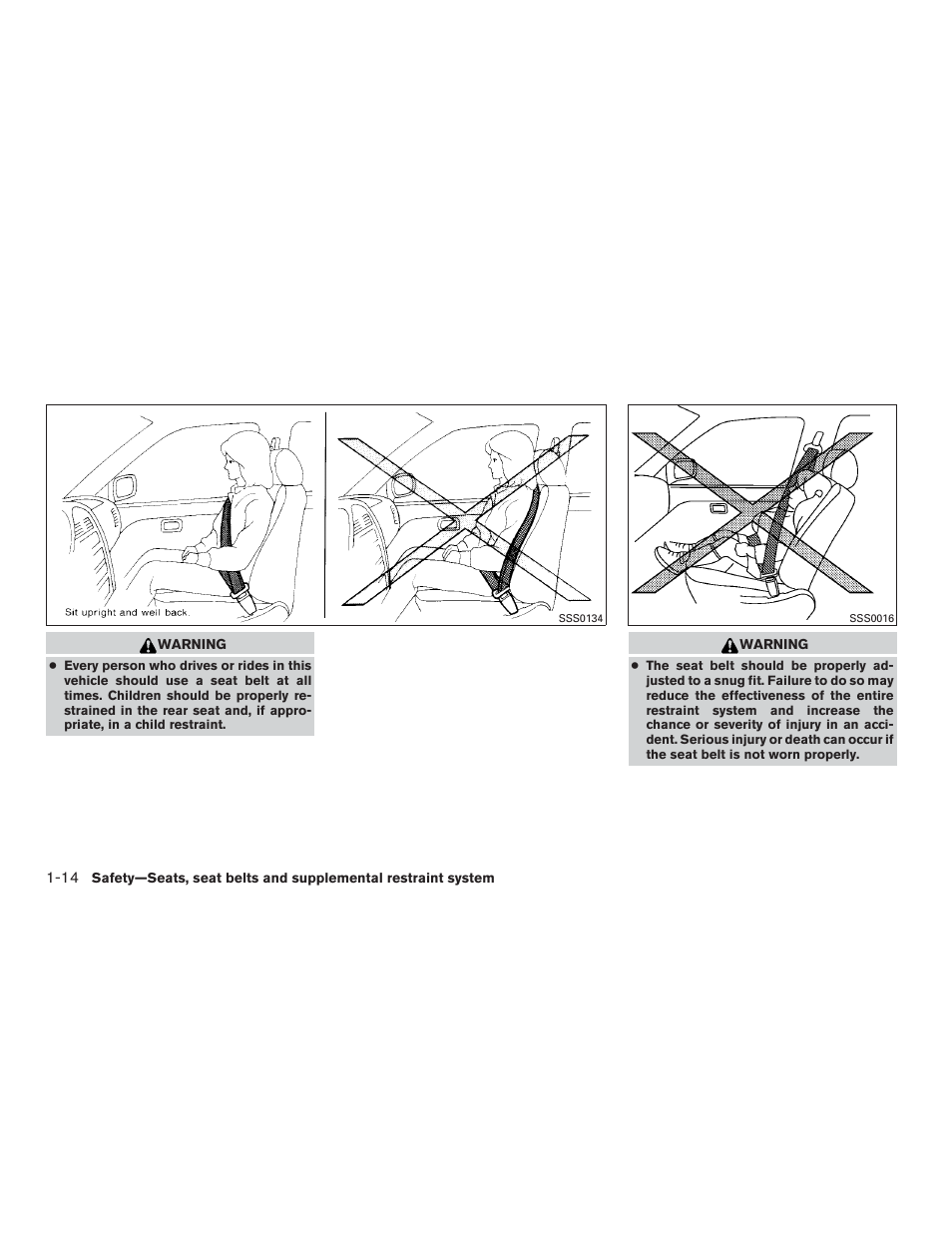 NISSAN 2015 Xterra - Owner's Manual User Manual | Page 33 / 396