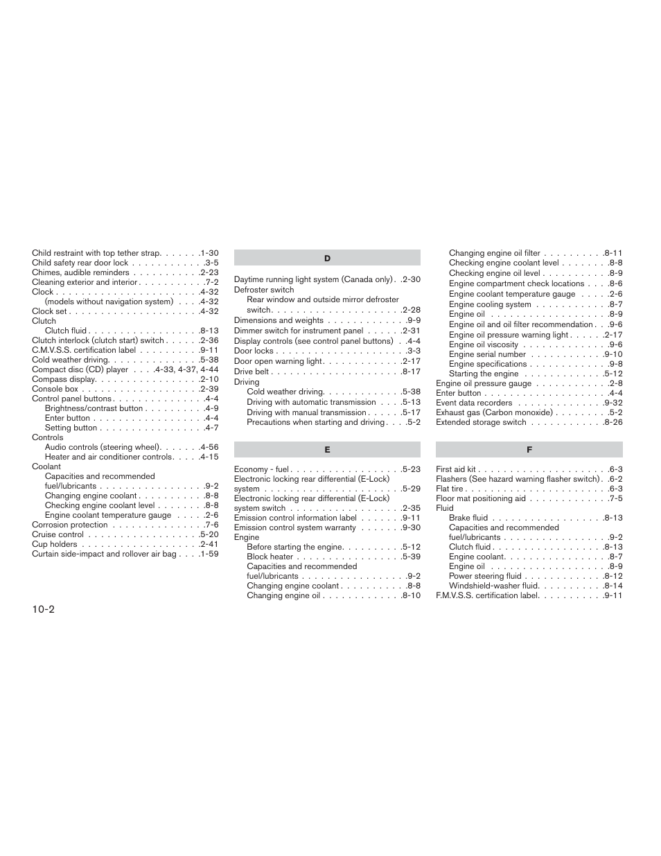 NISSAN 2015 Xterra - Owner's Manual User Manual | Page 389 / 396