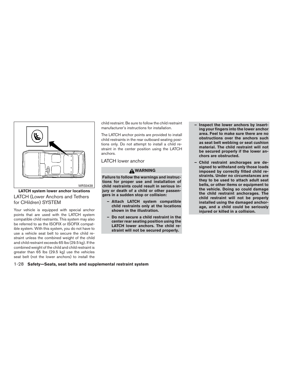 NISSAN 2015 Xterra - Owner's Manual User Manual | Page 47 / 396