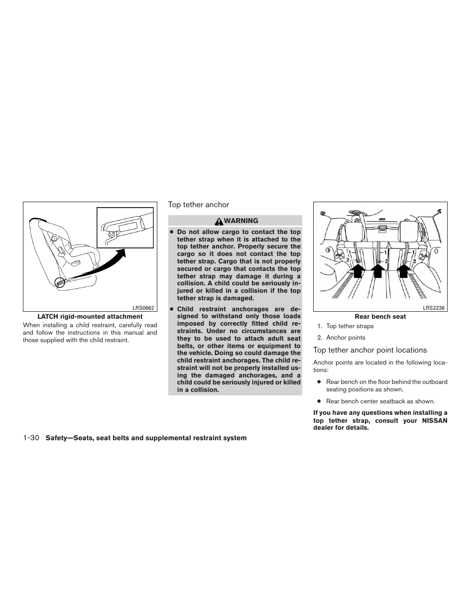 NISSAN 2015 Xterra - Owner's Manual User Manual | Page 49 / 396