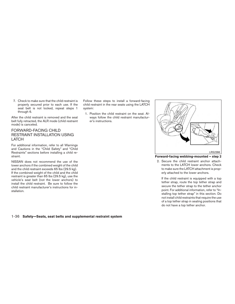 NISSAN 2015 Xterra - Owner's Manual User Manual | Page 55 / 396