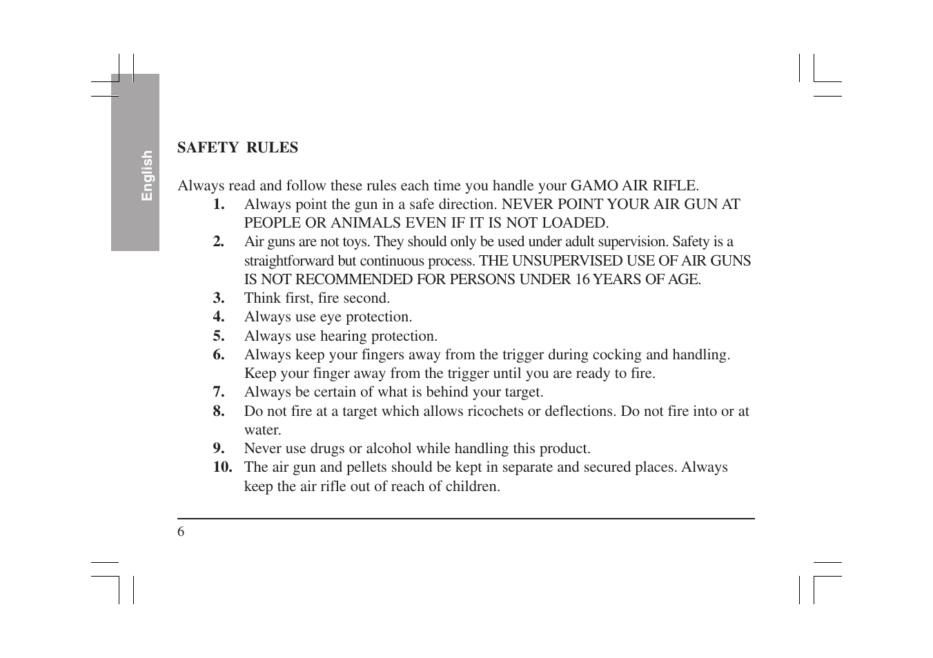 Gamo Recon Whisper User Manual | Page 6 / 15