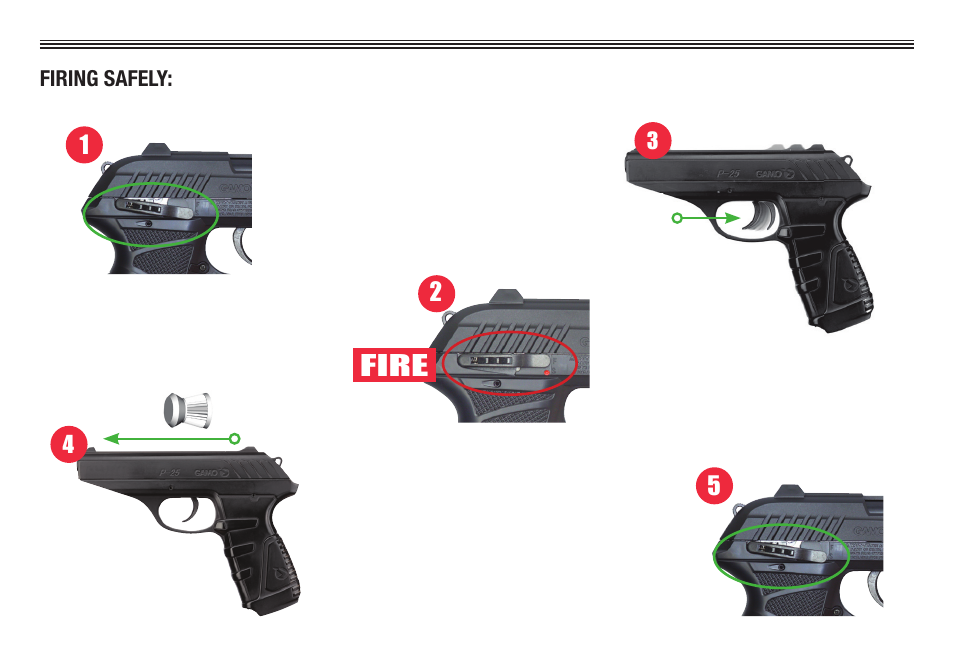 Gamo P-25 Blowback Tactical User Manual | Page 11 / 30