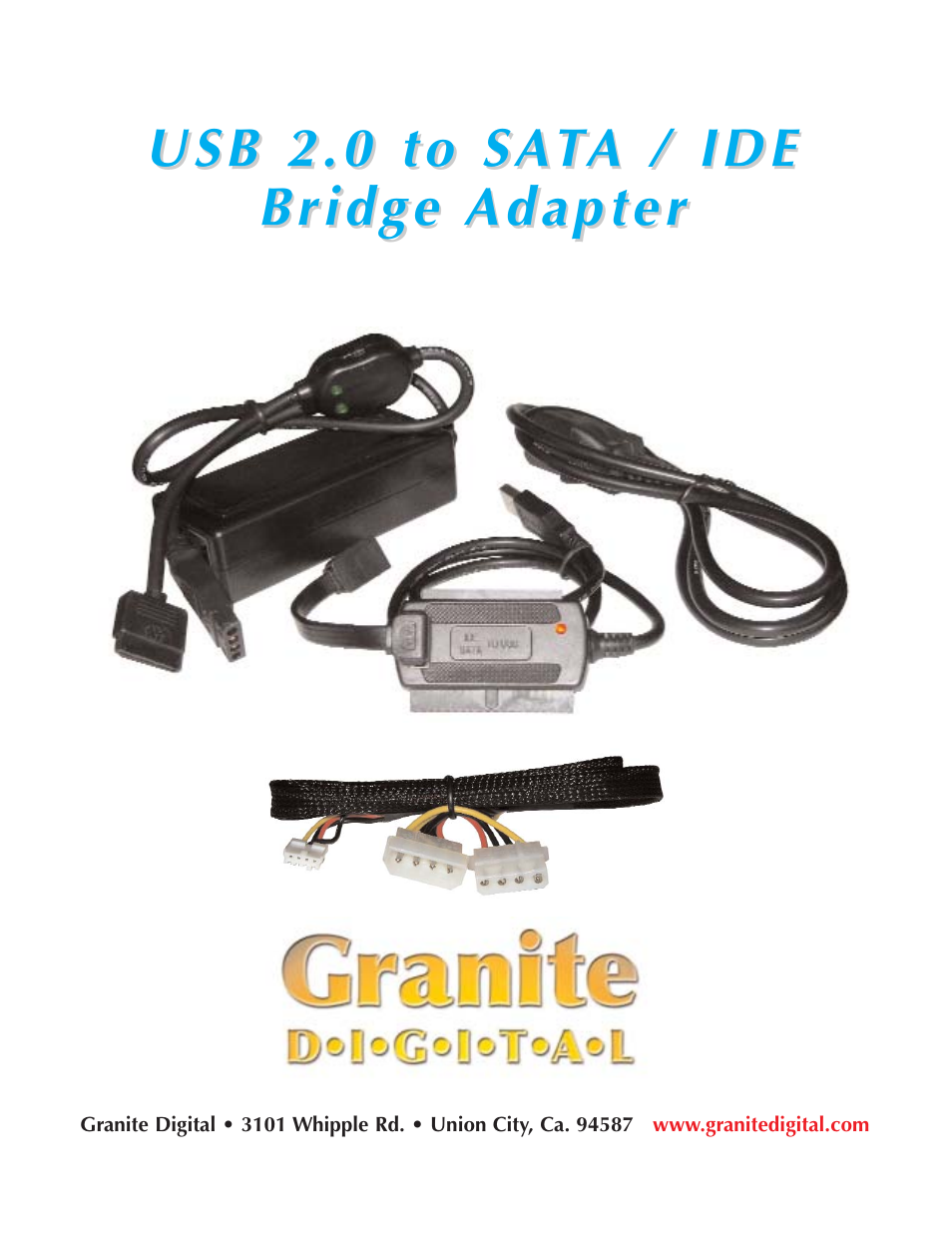 U s b 2 . 0 t o s a | Granite Digital USB Emergency Drive User Manual | Page 16 / 16