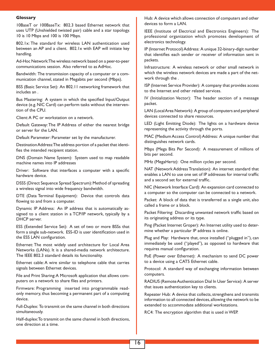 Buffalo Technology Buffalo AirStation WLA-G54 User Manual | Page 16 / 18