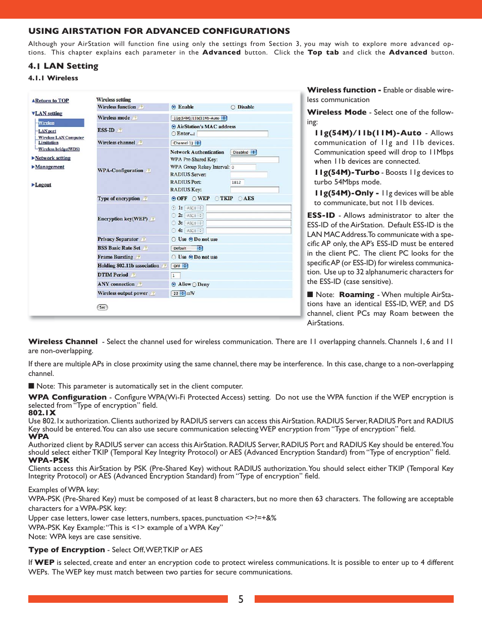 Buffalo Technology Buffalo AirStation WLA-G54 User Manual | Page 6 / 18