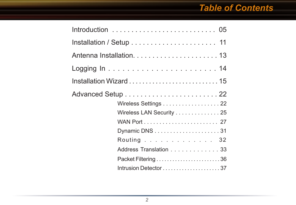 Buffalo Technology WYR-G54 User Manual | Page 2 / 65