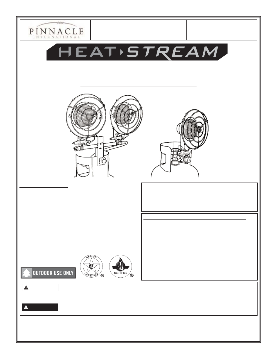 Outdoor use only | HeatStream HS-32-TTC User Manual | Page 17 / 24