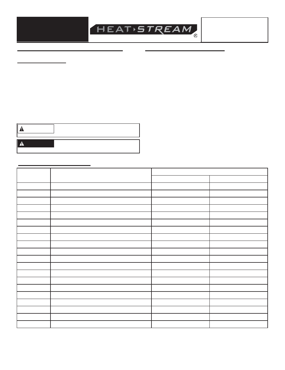 Propane tank top heaters, Caution, Lighting instructions (continued) | Maintenance and storage, Page 6, Replacement parts list | HeatStream HS-32-TTC User Manual | Page 6 / 24