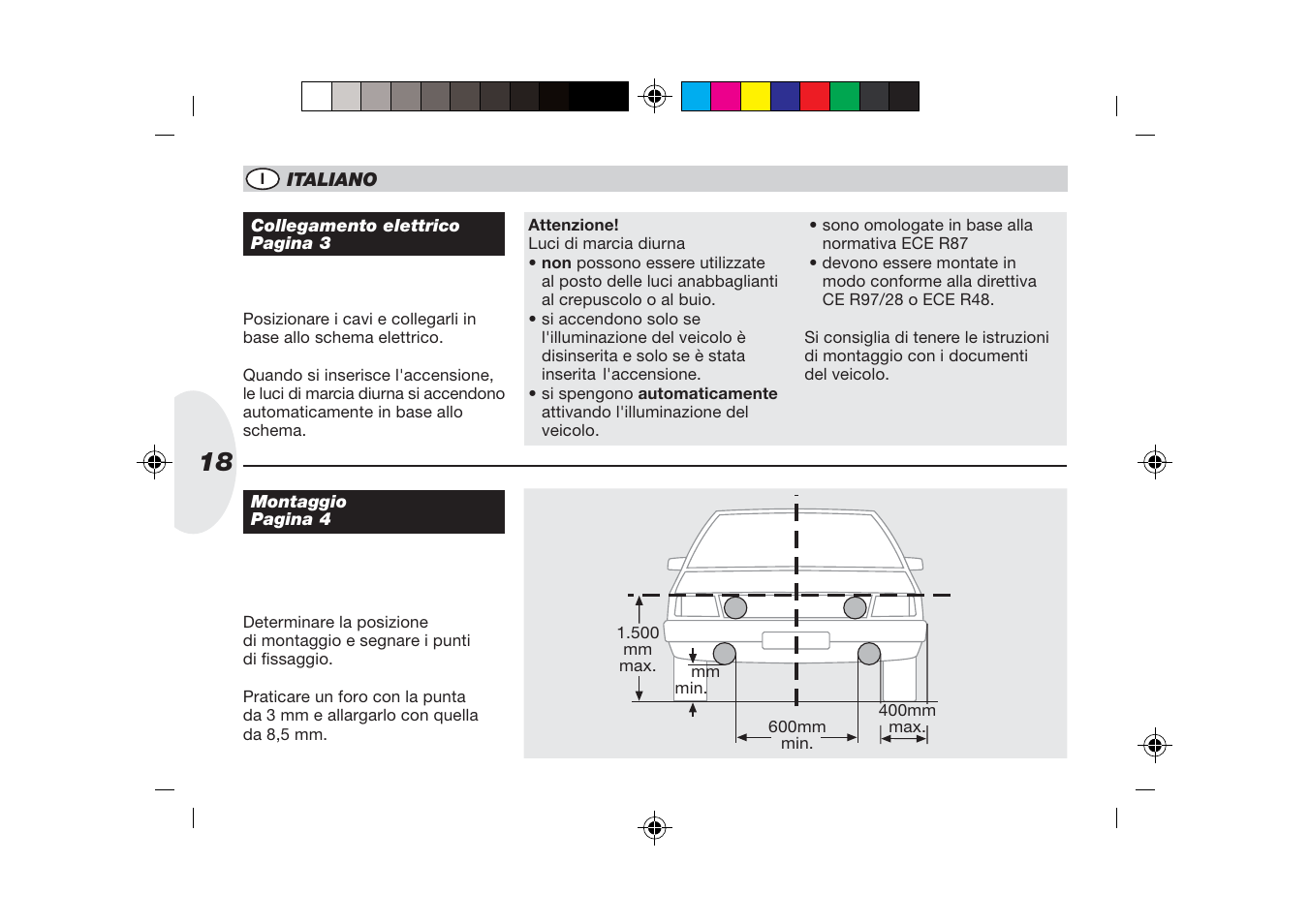 Hella 90mm LED DRL User Manual | Page 18 / 22