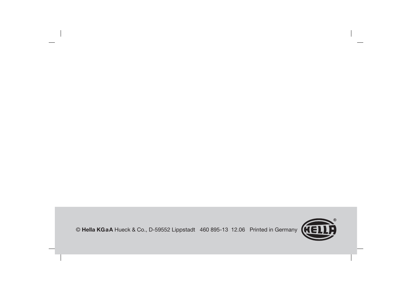 Hella 3 LED DRL User Manual | Page 22 / 22