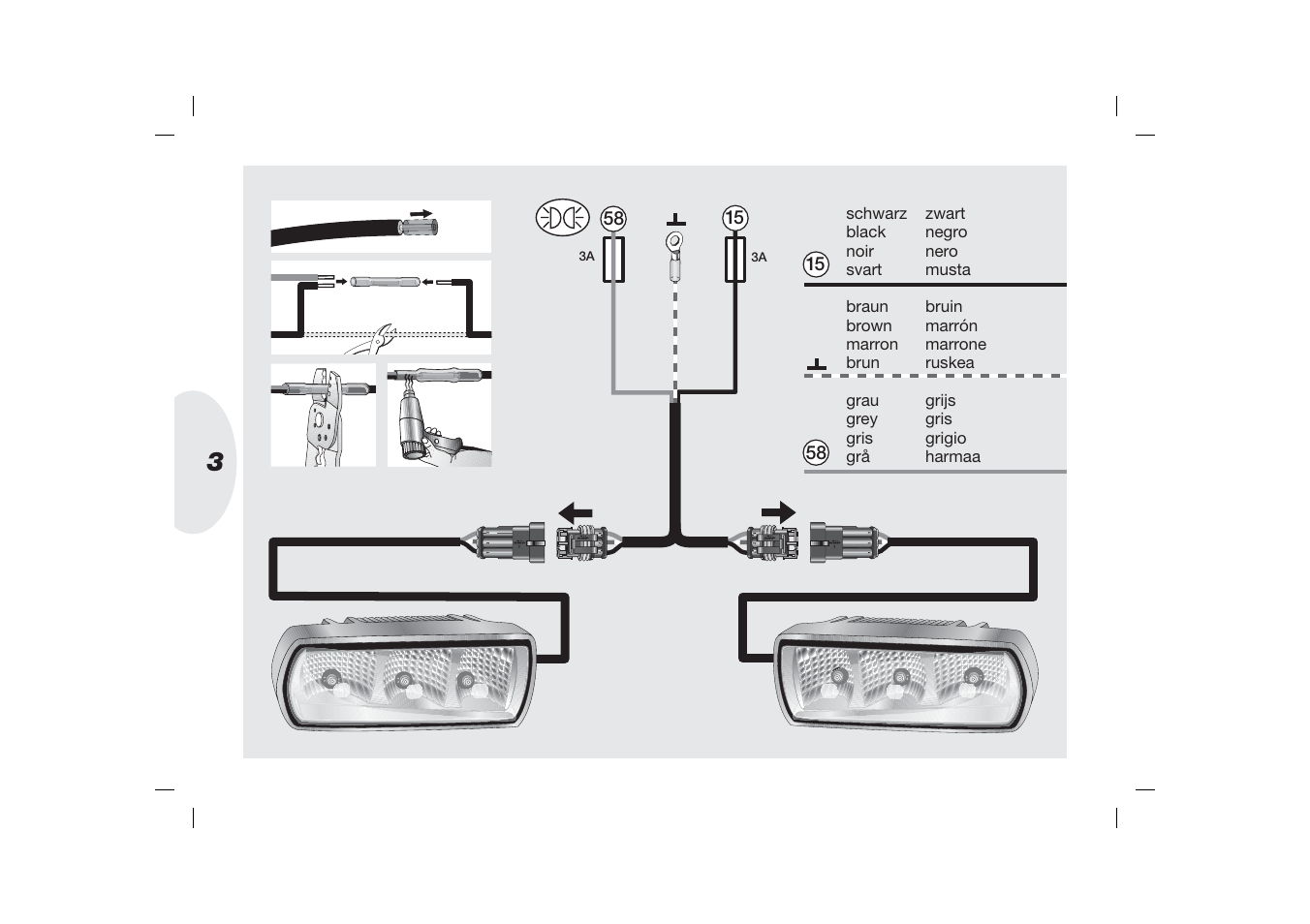 Hella 3 LED DRL User Manual | Page 3 / 22
