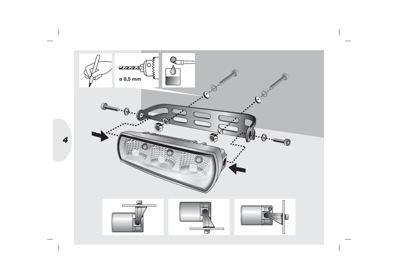 Hella 3 LED DRL User Manual | Page 4 / 22