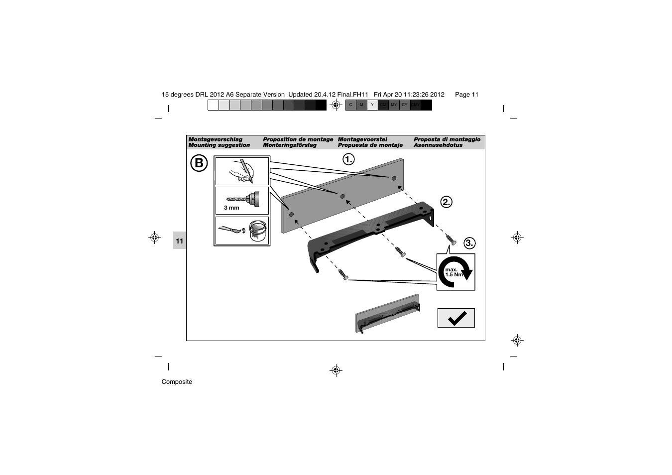 Hella 15° DRL User Manual | Page 11 / 28