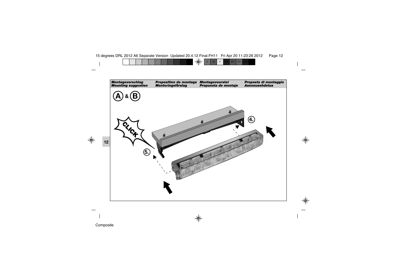 Hella 15° DRL User Manual | Page 12 / 28