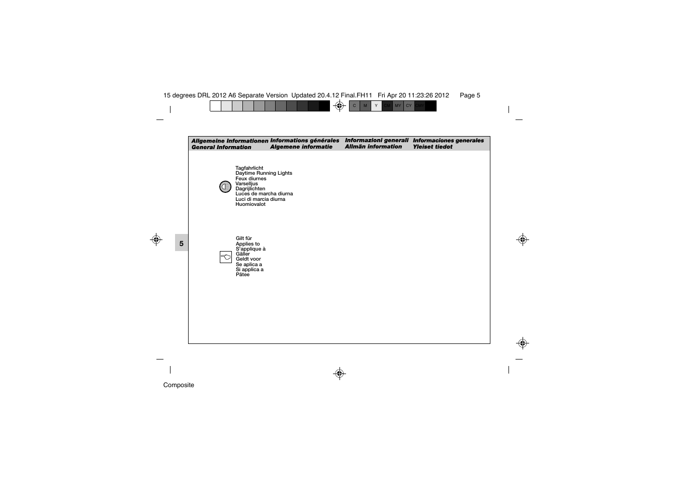 Hella 15° DRL User Manual | Page 5 / 28
