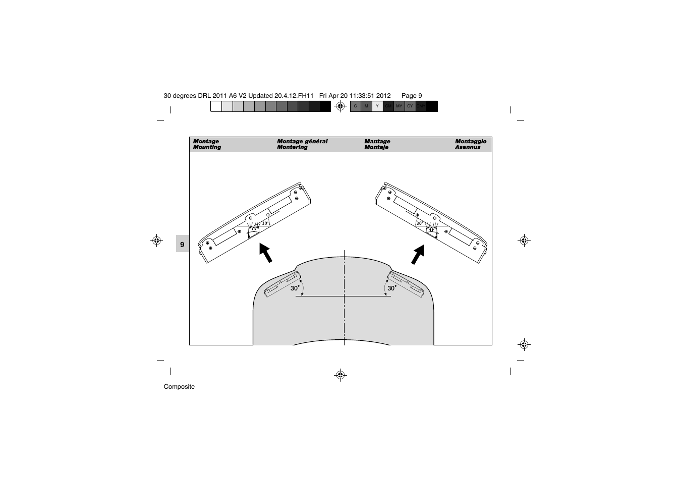 Hella 30° DRL User Manual | Page 9 / 28