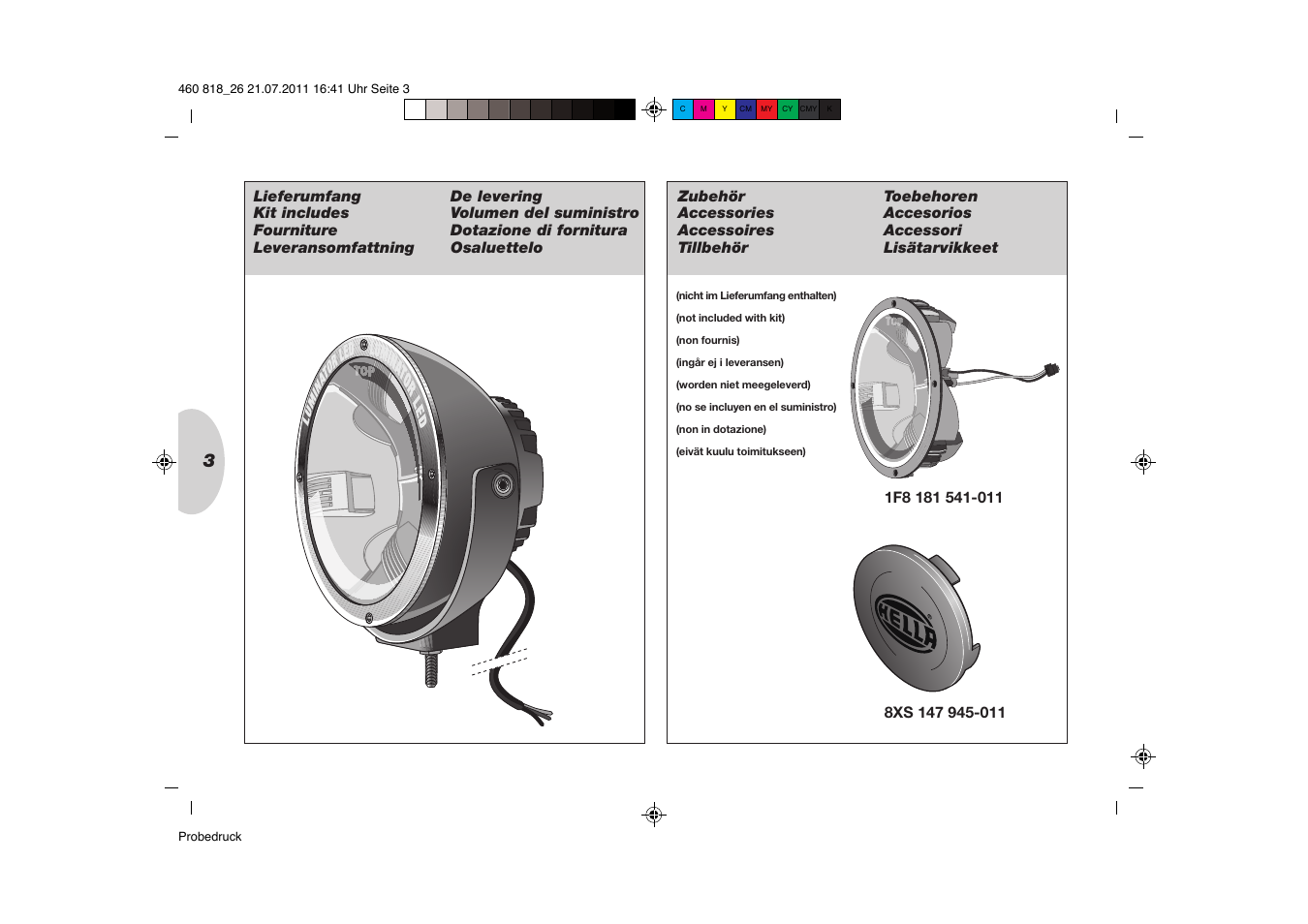 Hella Rallye 4000 LED User Manual | Page 3 / 20