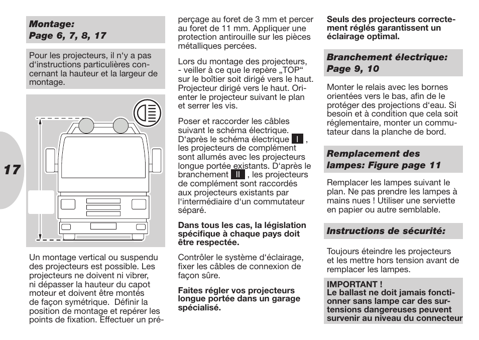 Hella Rallye 4000i Compact Xenon User Manual | Page 17 / 31