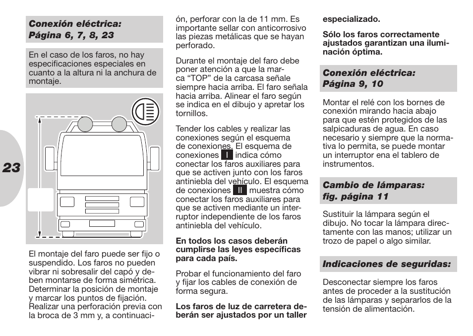 Hella Rallye 4000i Compact Xenon User Manual | Page 23 / 31