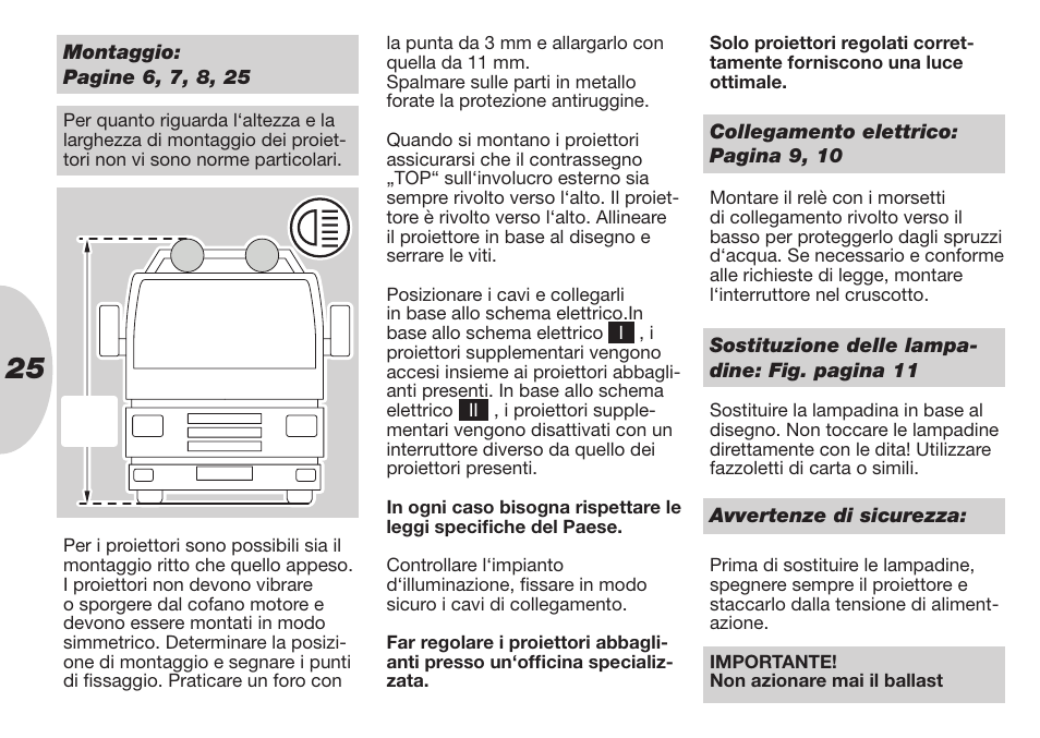 Hella Rallye 4000i Compact Xenon User Manual | Page 25 / 31