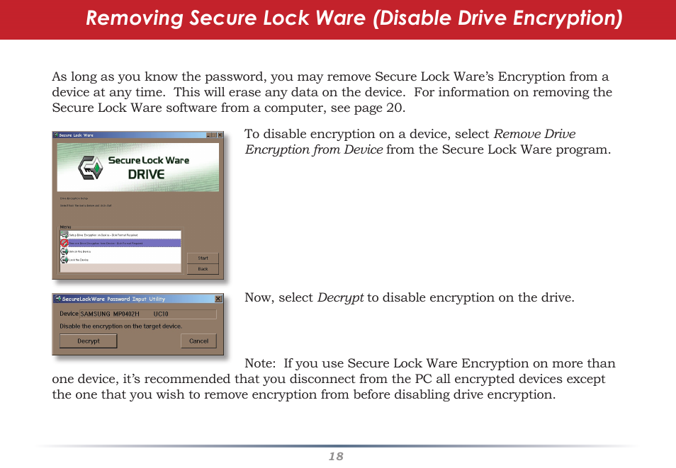 Buffalo Technology Secure Lock Ware User Manual | Page 18 / 26