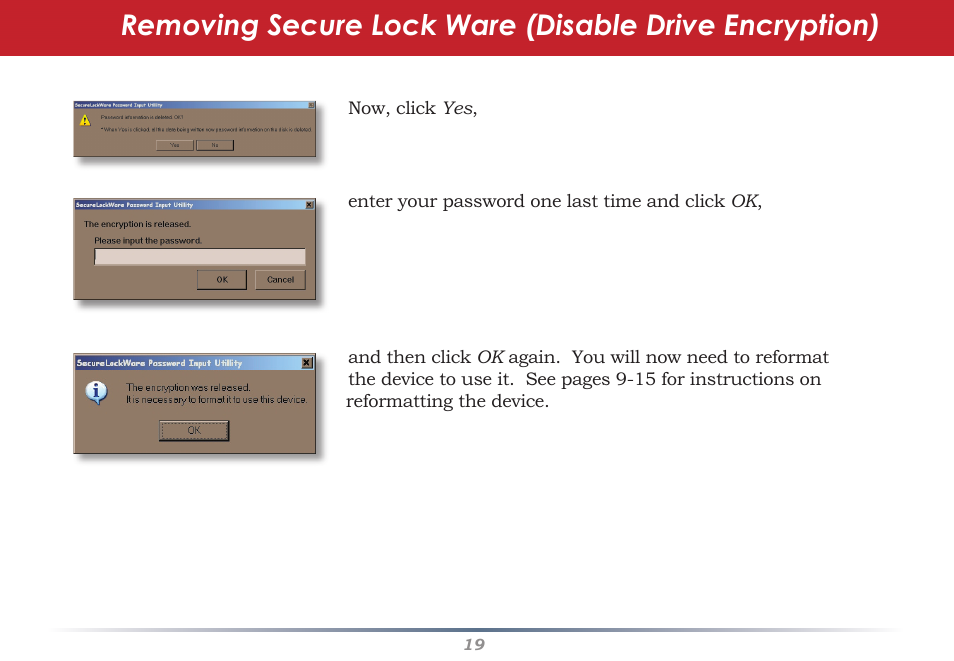 Buffalo Technology Secure Lock Ware User Manual | Page 19 / 26
