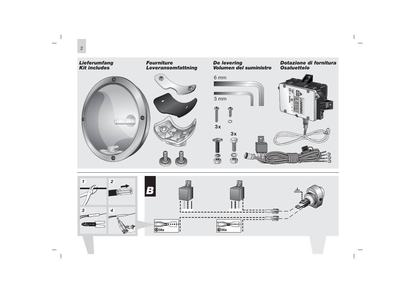 Hella Rallye 4000 Xenon User Manual | Page 2 / 24
