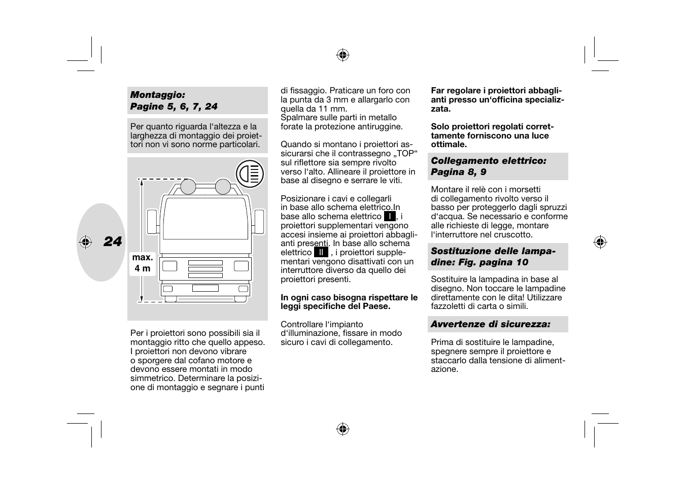 Hella Rallye 4000Xi Xenon User Manual | Page 24 / 28