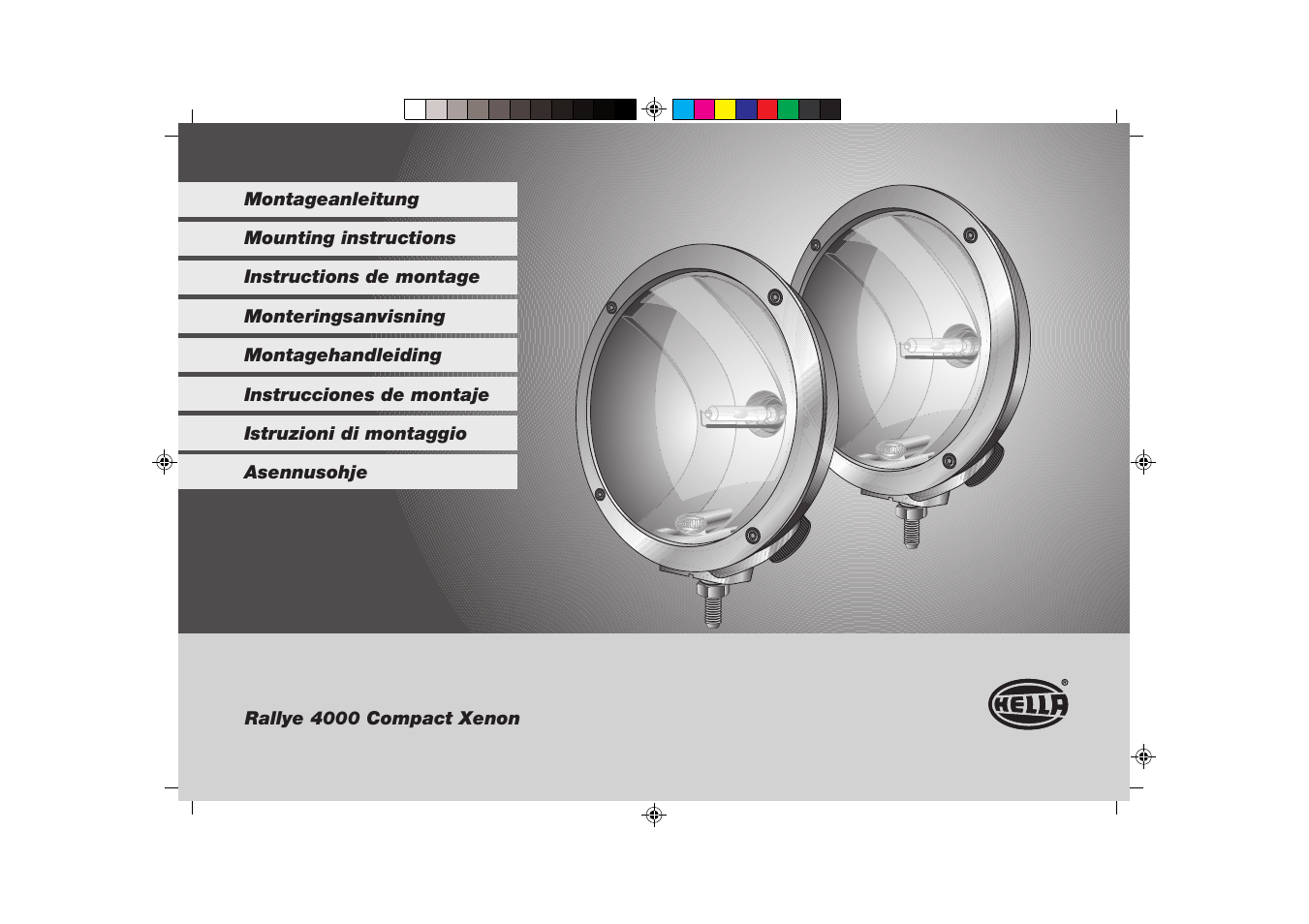 Hella Rallye 4000 Compact Xenon User Manual | 24 pages