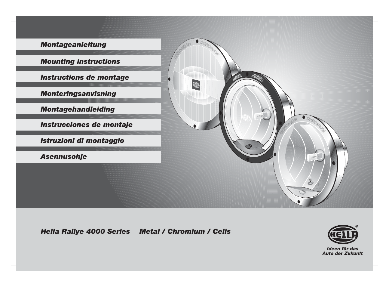 Hella Rallye 4000 FF User Manual | 26 pages