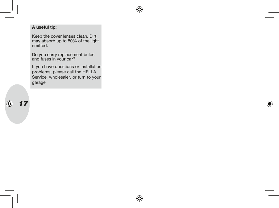 Hella Rallye 4000X Halogen User Manual | Page 17 / 30