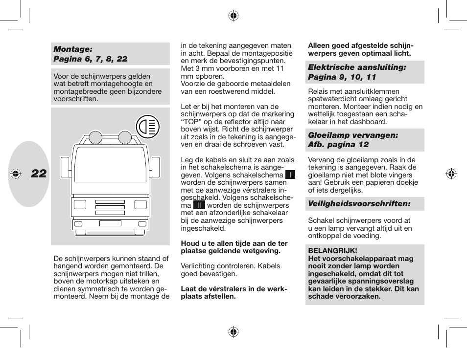 Hella Rallye 4000X Halogen User Manual | Page 22 / 30