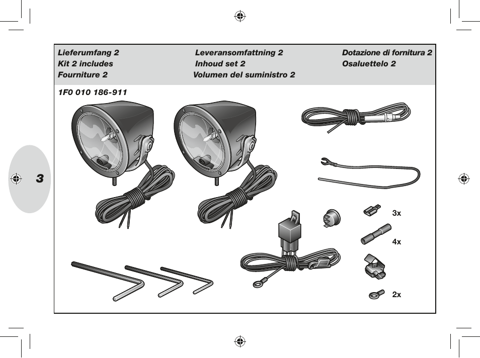 Hella Rallye 4000X Halogen User Manual | Page 3 / 30