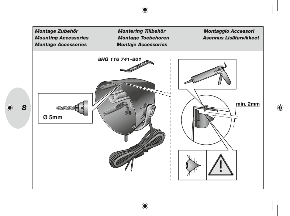Hella Rallye 4000X Halogen User Manual | Page 8 / 30