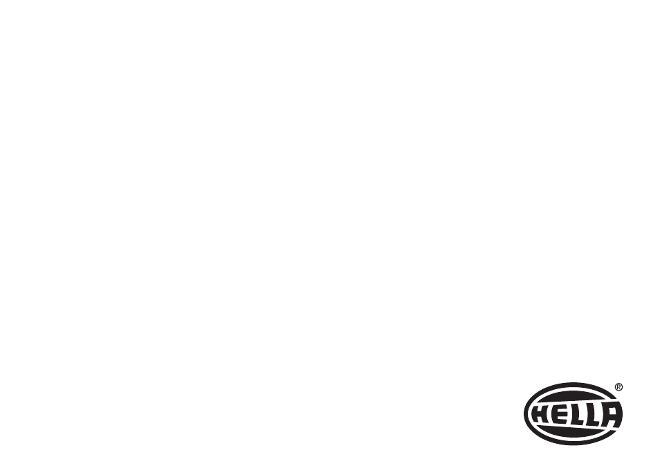 Hella Jumbo 320 FF Halogen Fog User Manual | Page 22 / 22
