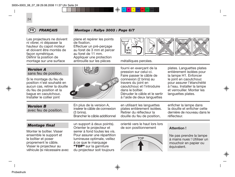 Hella Rallye 3000 Blue User Manual | Page 24 / 48