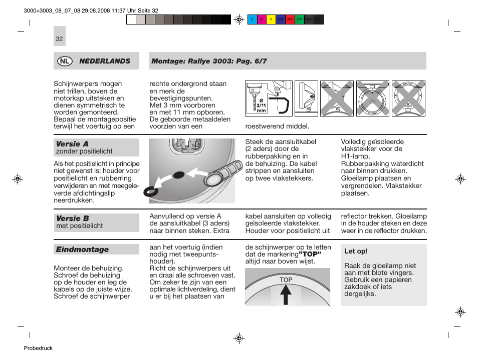 Hella Rallye 3000 Blue User Manual | Page 32 / 48